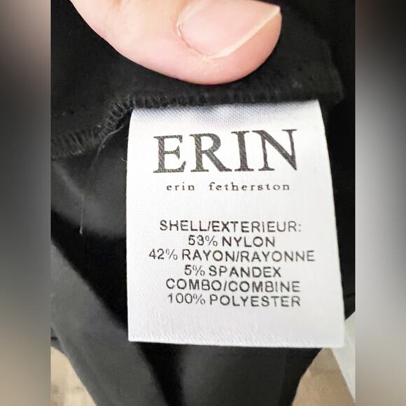 Erin by Erin Fetherston Shelby Black Gold Appliqué Sheath Cocktail Dress Size 4 - Picture 6 of 10